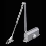 FR5012AD Hydraulic Auto Door Closer, Adjustable Spring Size 2, Regular Arm, Hold Open